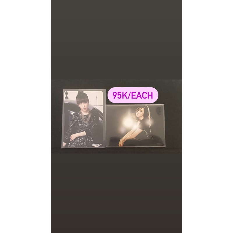 SNSD Tiffany Photocards Girls Generation