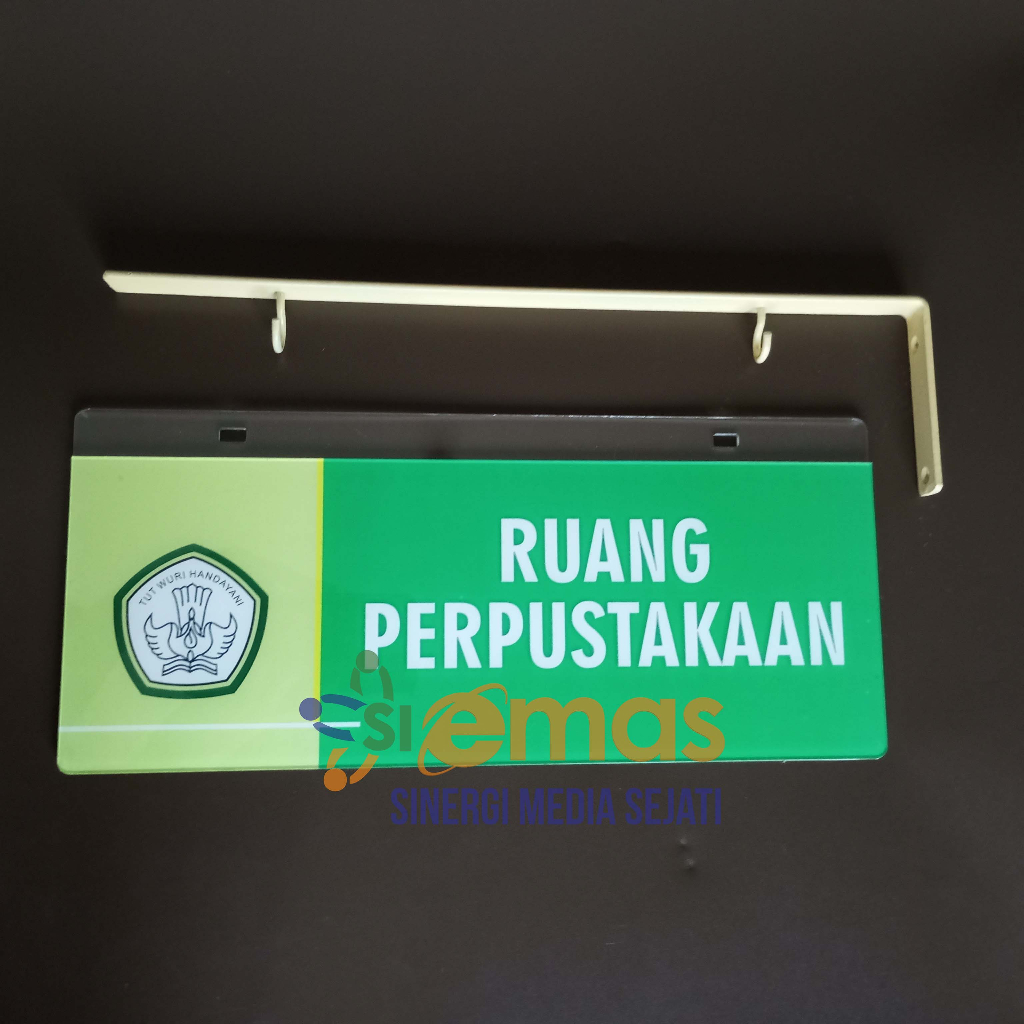 

Papan Akrilik Tanda Ruang Perpustakaan | Papan Nama Ruang | Tanda Perpustakaan Gantung