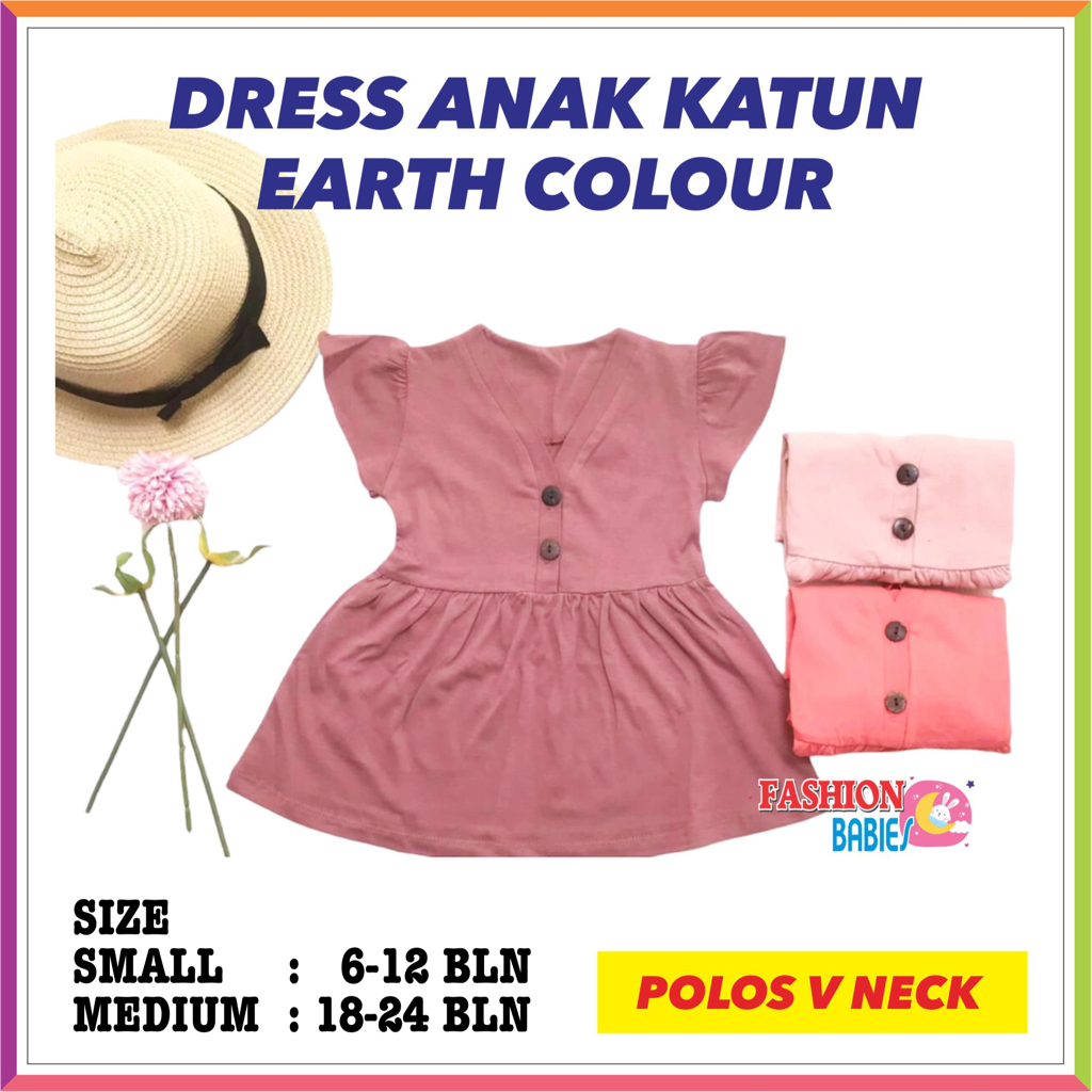 ❤ Fashionbabies ❤ GRACIE | DRESS BASIC BABY GIRL EARTH COLOUR | ROK BASIC MIRIP LIBBY