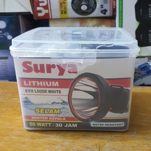 Surya Senter Kepala 50 Watt SYH L 505 R SYH L505R Headlamp Termurah