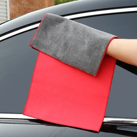 Kanebo Fiber Lap Kain Microfiber 2 Sisi Lap Motor Mobil Serbaguna Premium/Chamois Microfiber Pembersih Kaca Dapur Rumah Lantai Pel Multifungsi 2in1