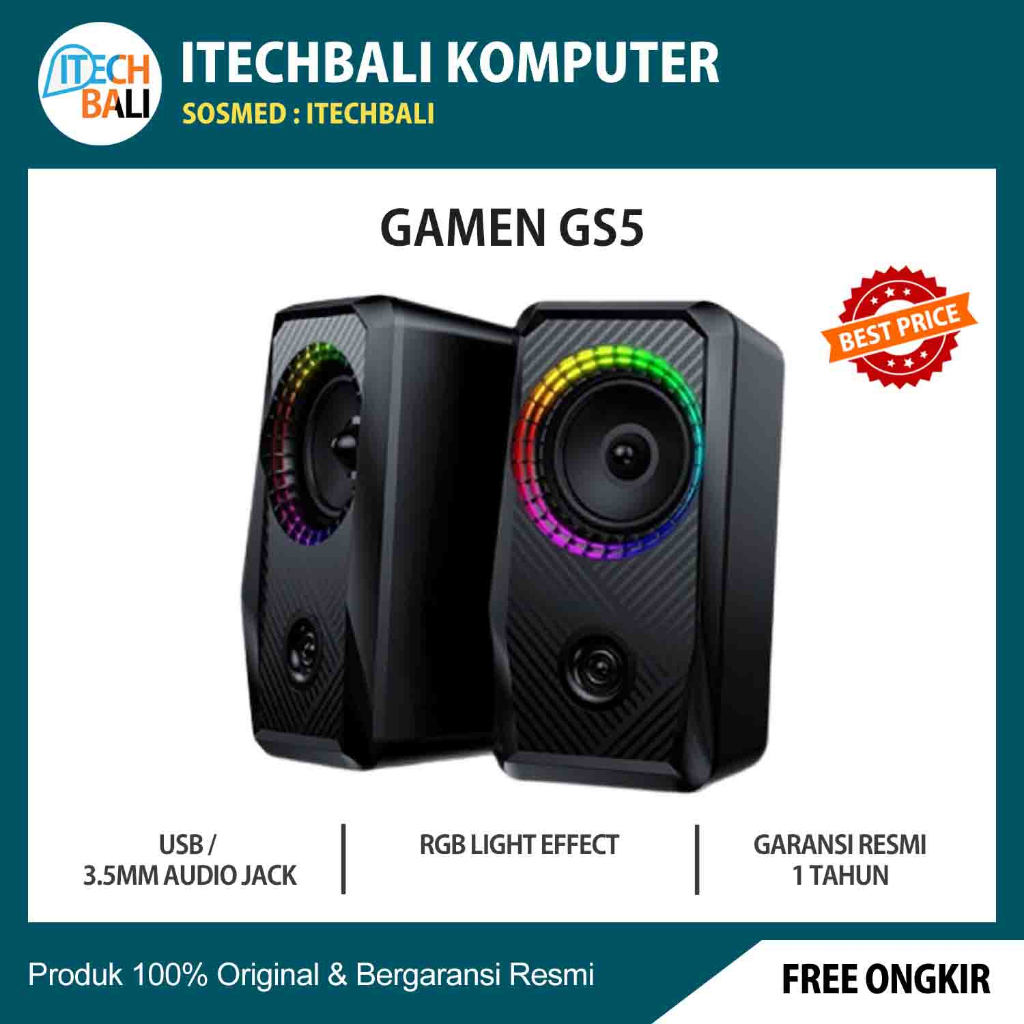Speaker Gaming GAMEN GS5 | ITECHBALI