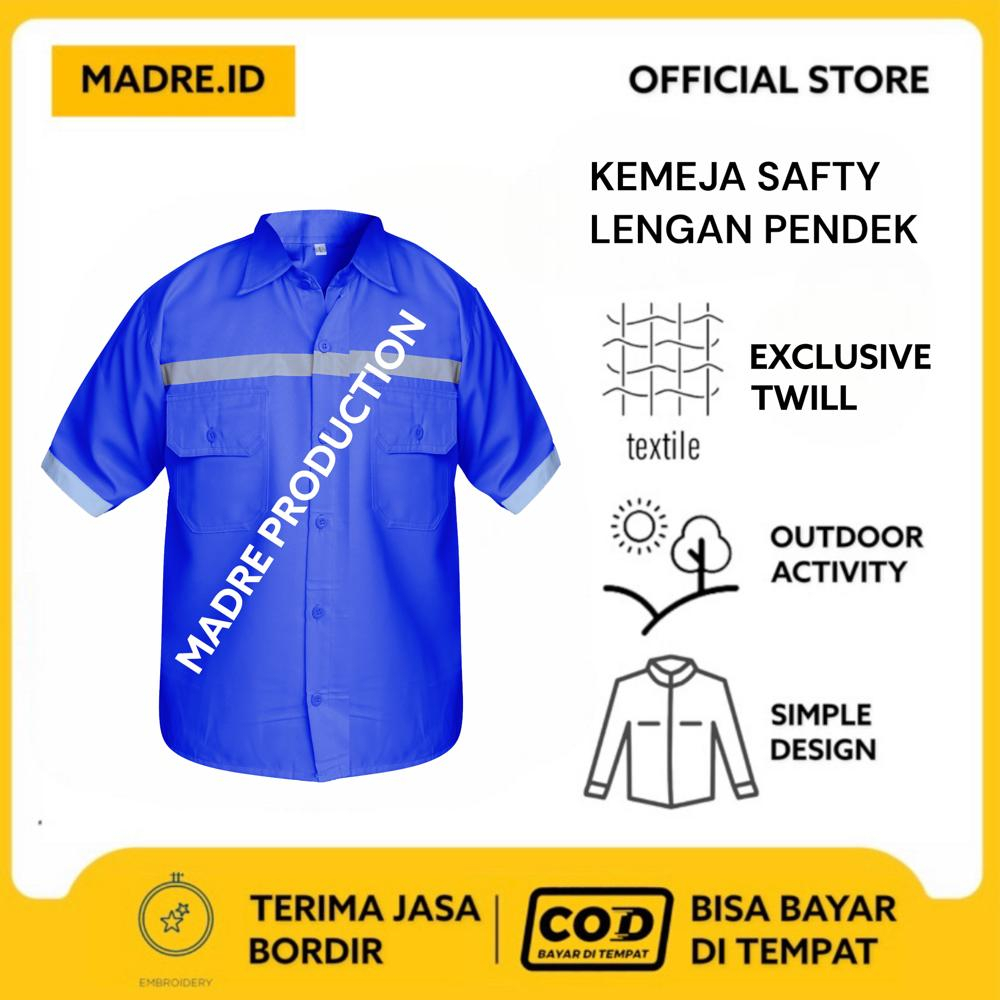 Wearpack Safety Werpack Atasan Kemeja Pendek Baju Kerja Murah Seragamku