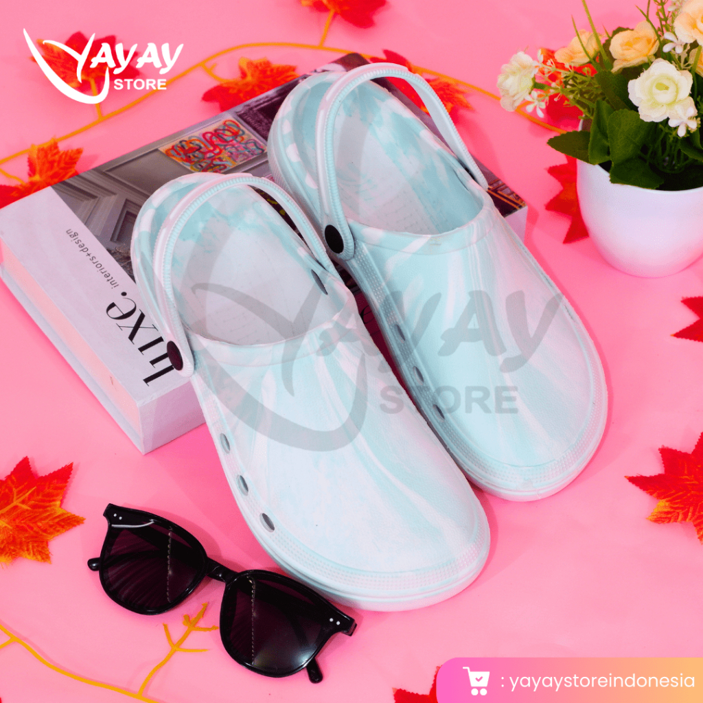 Sandal Kodok Tie Dye kekinian/Sandal Kodok Wanita/ Sandal Motif Cantik/ Sandal Kekinian/ Sandal Rumah