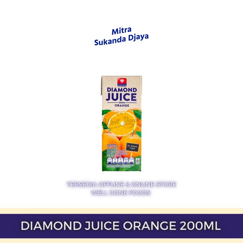

Diamond Juice Orange 200ml