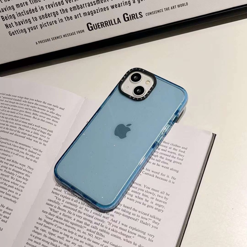 Casetify Semi Transparan Glitter Case Iphone 16 16Pro 16Plus 16Promax 15 15Pro 15Promax 14 Pro Max 14 Plus 14Pro 14 13ProMax 13Pro 13 12ProMax 12 11ProMax 11 Casing TPU antiknock