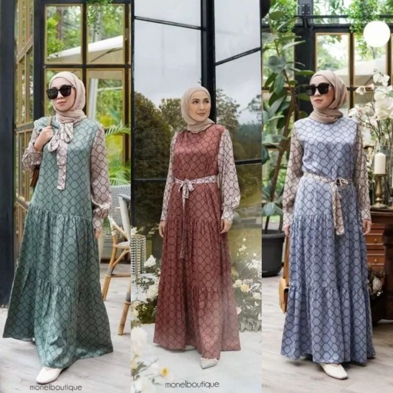 Monel RETAZ (dress, terusan, longdress, gamis) @monel_chavians