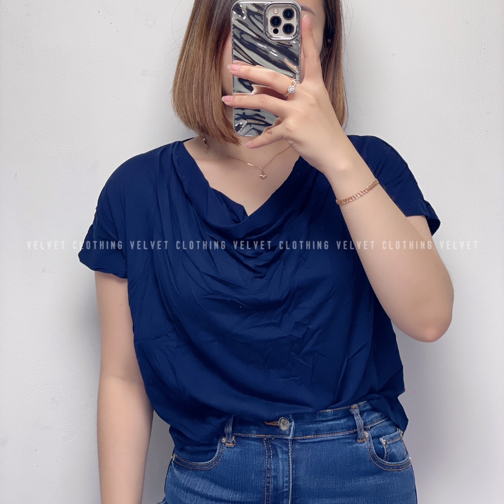 Blouse Wanita Polos / Blouse Atasan Wanita / Top Lengan Pendek Wanita 4199