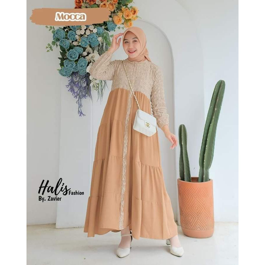 GAMIS KOMBINASI UMPAK ORI HALIS FASHION