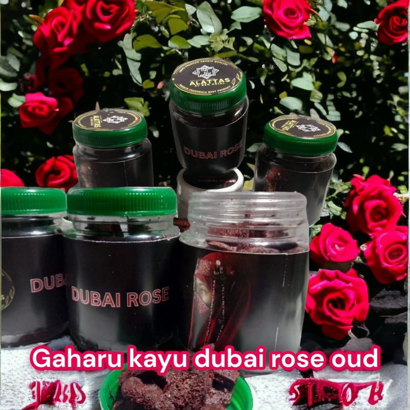 kayu gaharu Dubai rose oud