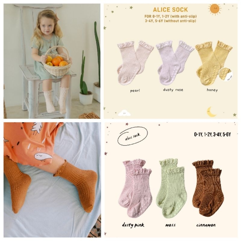Bohopanna Boho Panna Alice Sock - Kaos Kaki Anak Bayi 0-6Y