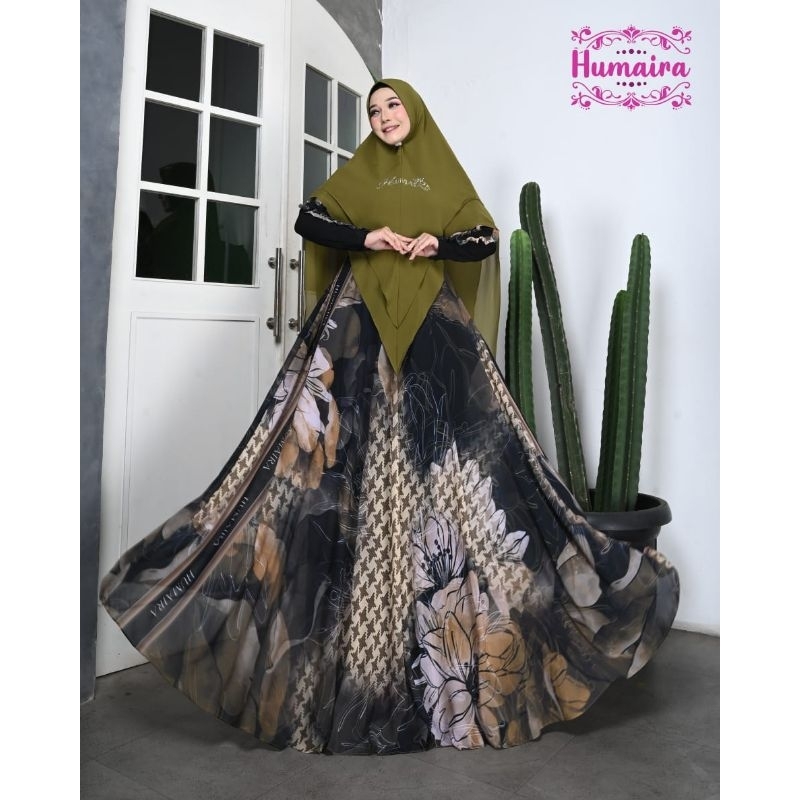 (New/COD) Gamis Syar'i "AZZALVA Series" by Humaira