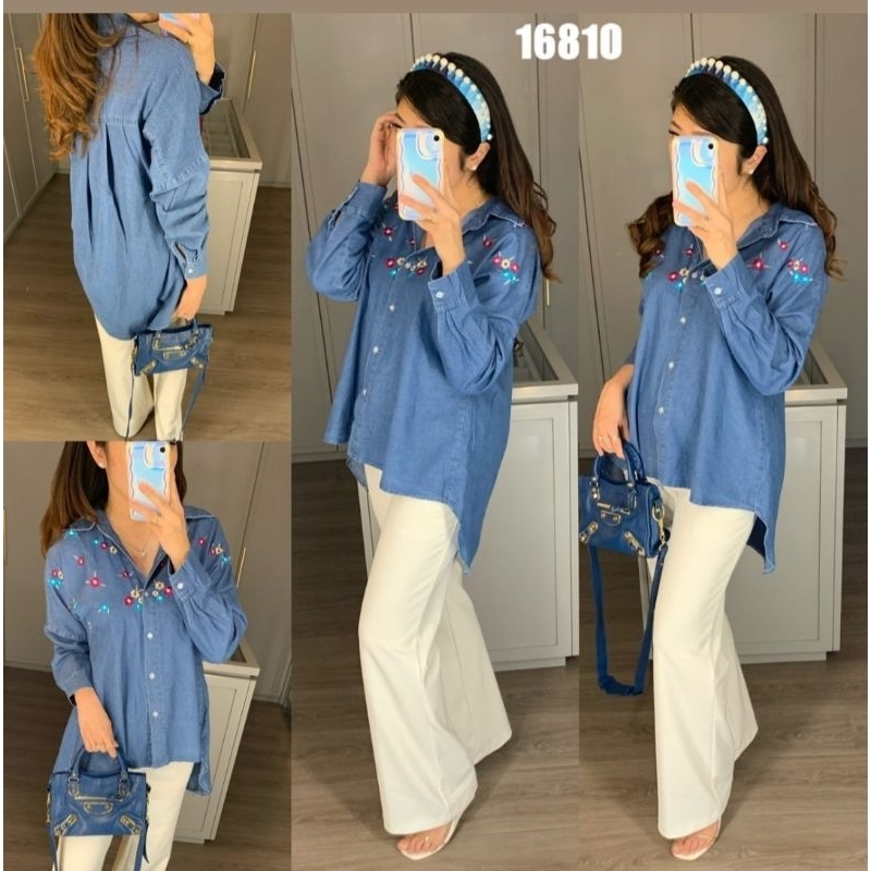 blouse jeans