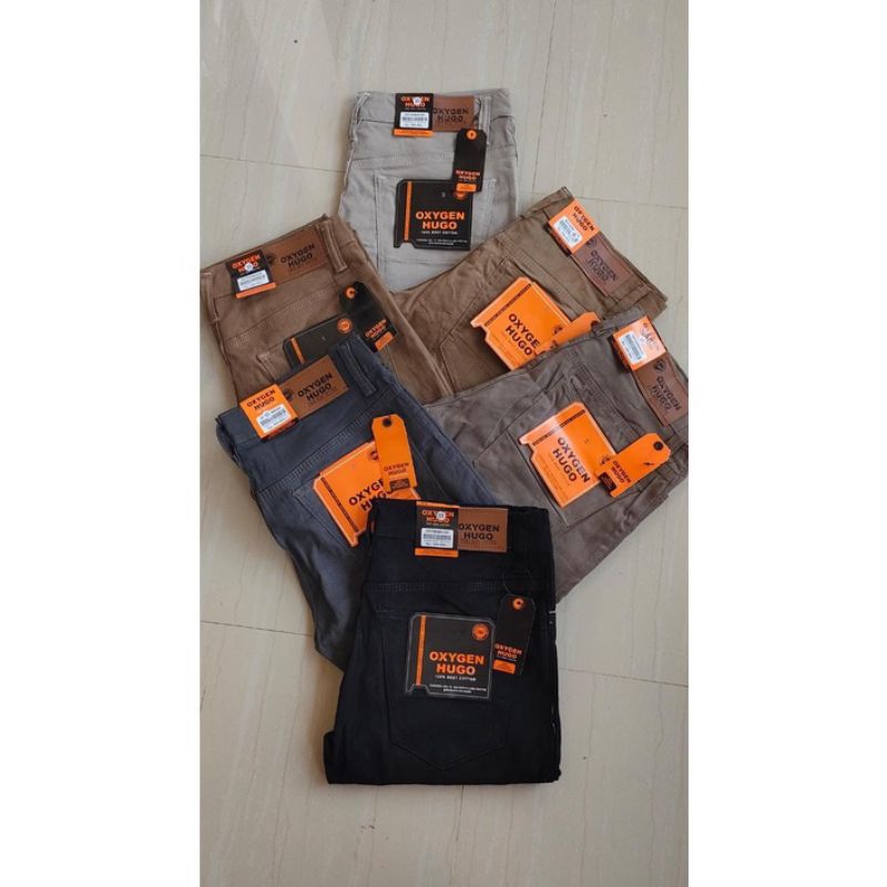 celana panjang pria oxy hugo PREMIUM