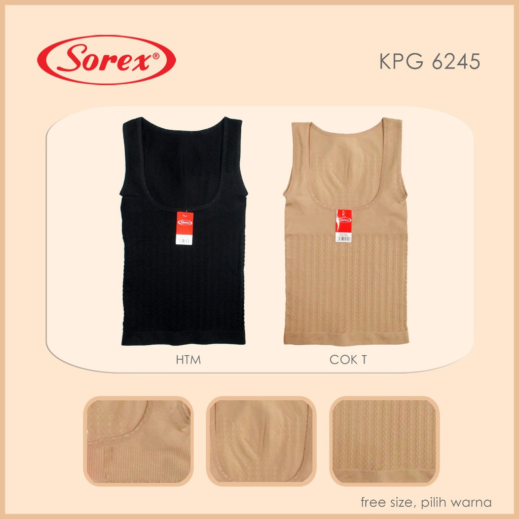 Sorex Corset Punggung KPG art. 6245 -  Sorex korset corset punggung KPG 6245 allsize SOREX Korset Punggung KPG 6245 body Press SOREX Original - Hitam, Free Size