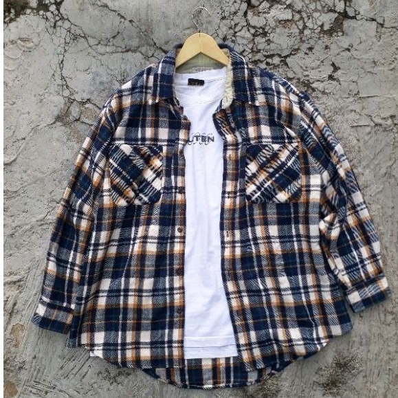 KEMEJA FLANEL SECOND | KEMEJA PLAID FLANEL | WOOL FLANEL SECOND