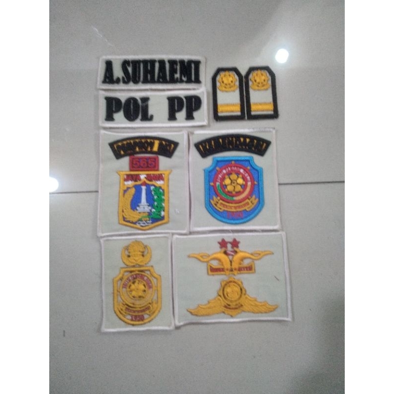 FULL ATRIBUT BORDIR SATPOL PP PDH PDL TIMBUL KOMPLIT