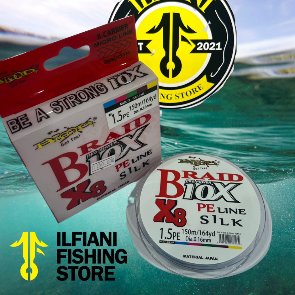 SENAR PANCING PE BLOOD BRAID 10X PE LINE SILK