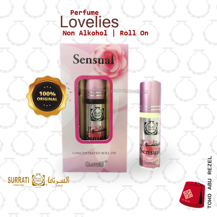 Parfum SENSUAL 6ml Roll On | Parfum Surrati | Surrati Perfumes | Bibit Minyak Wangi | Parfum Surrati | Non Alkohol |  Surrati Perfumes| Original Product | Surrati Factory Holly Makkah KSA