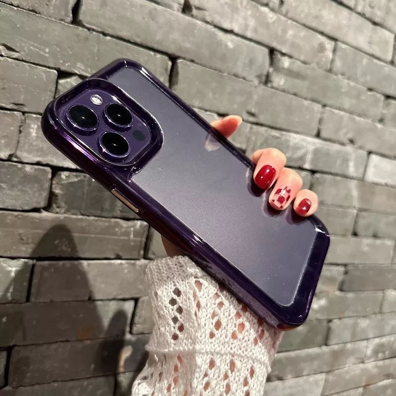 Space Gen2 DARK PURPLE Iphone 7 8 7+ 8+ se2 se3 11 12 13 14 Pro Max 12 13 mini 14 plus Case Cover Casing