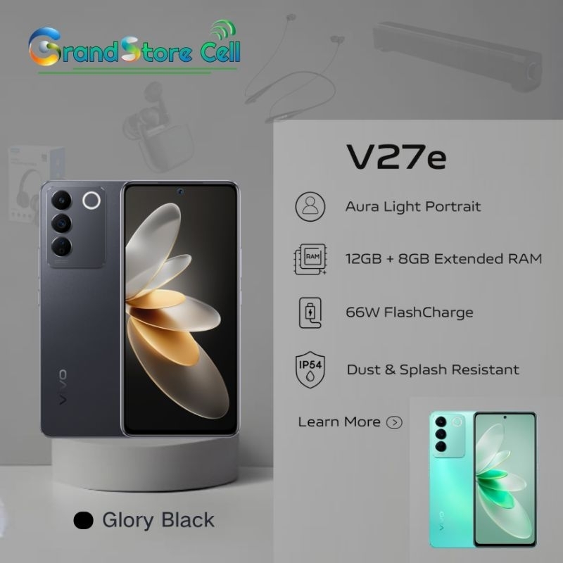 VIVO V27E RAM 8/256 | VIVO V27 E RAM 12/256 | VIVO V 27 5G RAM 8/256 | Y36 4G 8/256 GARANSI RESMI VIVO