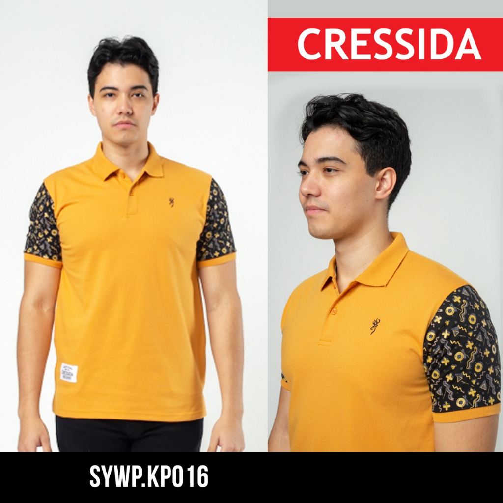 gos CRESSIDA SYWP.KP | SWWF.KW | SYWF.KF KAOS POLO SHIRT COWOK BERKERAH 100% Original Kaos kerah berkualitas