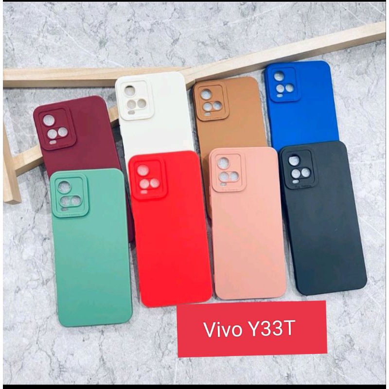 Softcase pro camera Vivo Y33T Slicon pelindung body hp