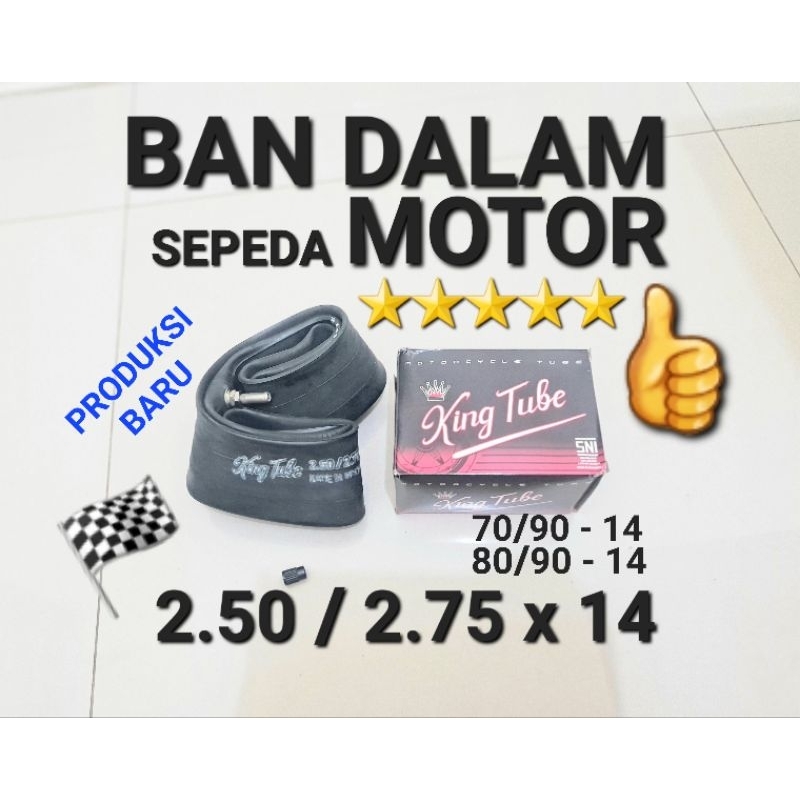 PROMO .. BAN DALAM SEPEDA MOTOR MATIC 14 X 2.50 / 2.75 INNER TUBE MATIK 70/90 - 14 80/90 - 14