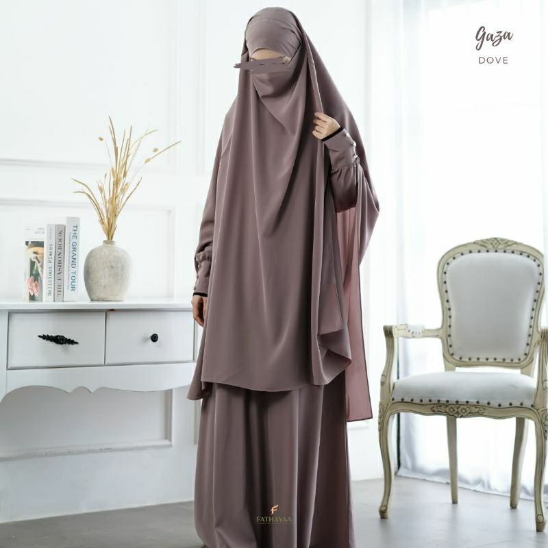 Gamis Gaza set by Fathaya (please check before order)