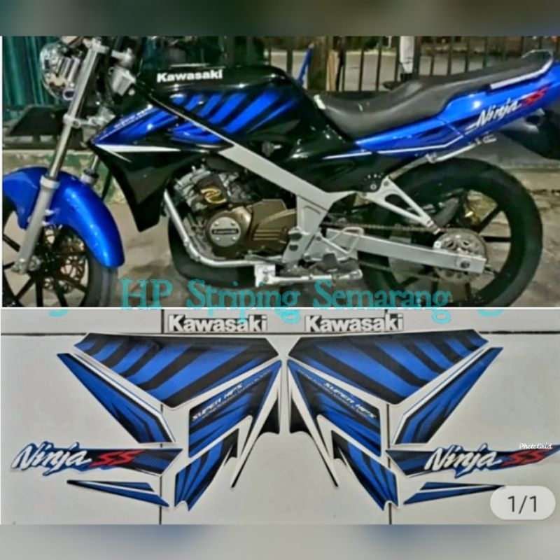Striping Ninja SS 2014 Zebra Biru