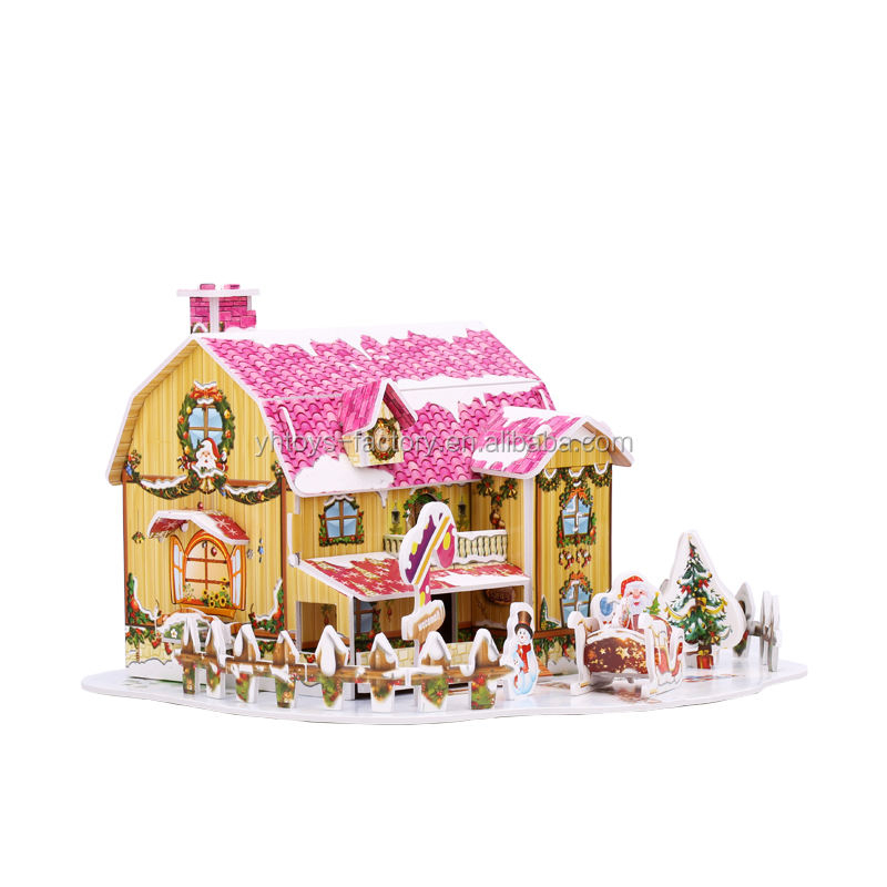 Puzzle 3D Tema NATAL / CHRISTMAS - Kado Hadiah Natal Anak Hiasan Natal - Christmas Edition - Pajangan Rumah