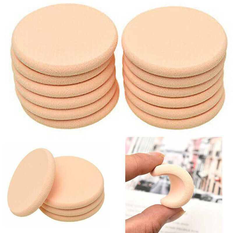 [ BUY 5 GET 1 ] SPONS BEDAK BULAT - Powder Sponge Round Puff Rembuk Applicator Air Cushion BB Cream Foundation Beauty Blender Makeup