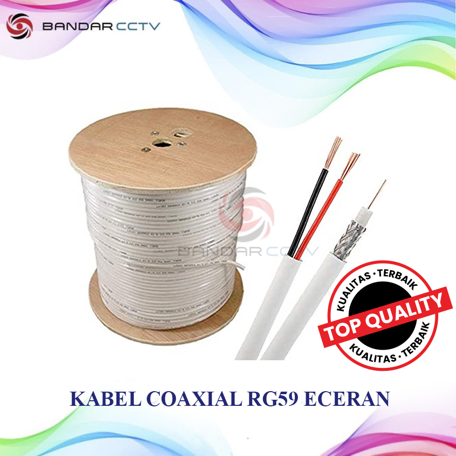 Kabel Coaxial RG59 Eceran per meter High Quality