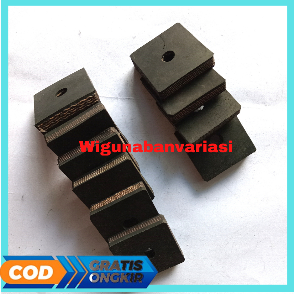 Karet Ganjal Body Bak Model Kotak Karet Kabin L300 Futura T120 Tebal 1 cm sd 1.5 cm Harga Per 10 Pcs