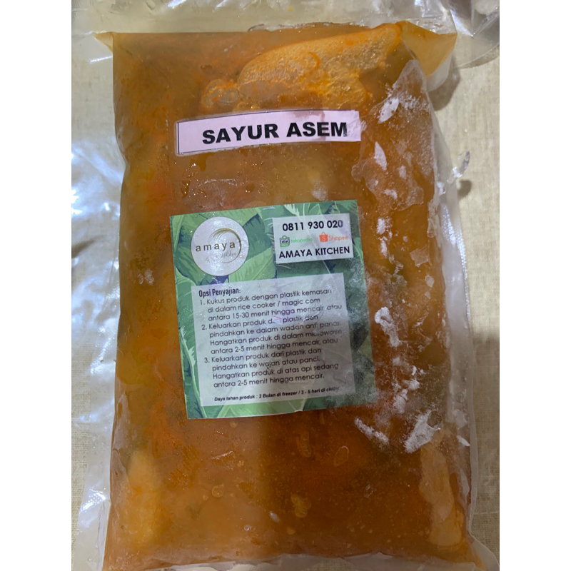 

Sayur Asem (Frozen Food) by Amaya Kitchen