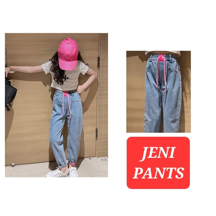 JENI PANS CELANA JEANS JOGER ANAK CEWEK FASHION KOREA IMPORT CELANA PANJANG IMPOR