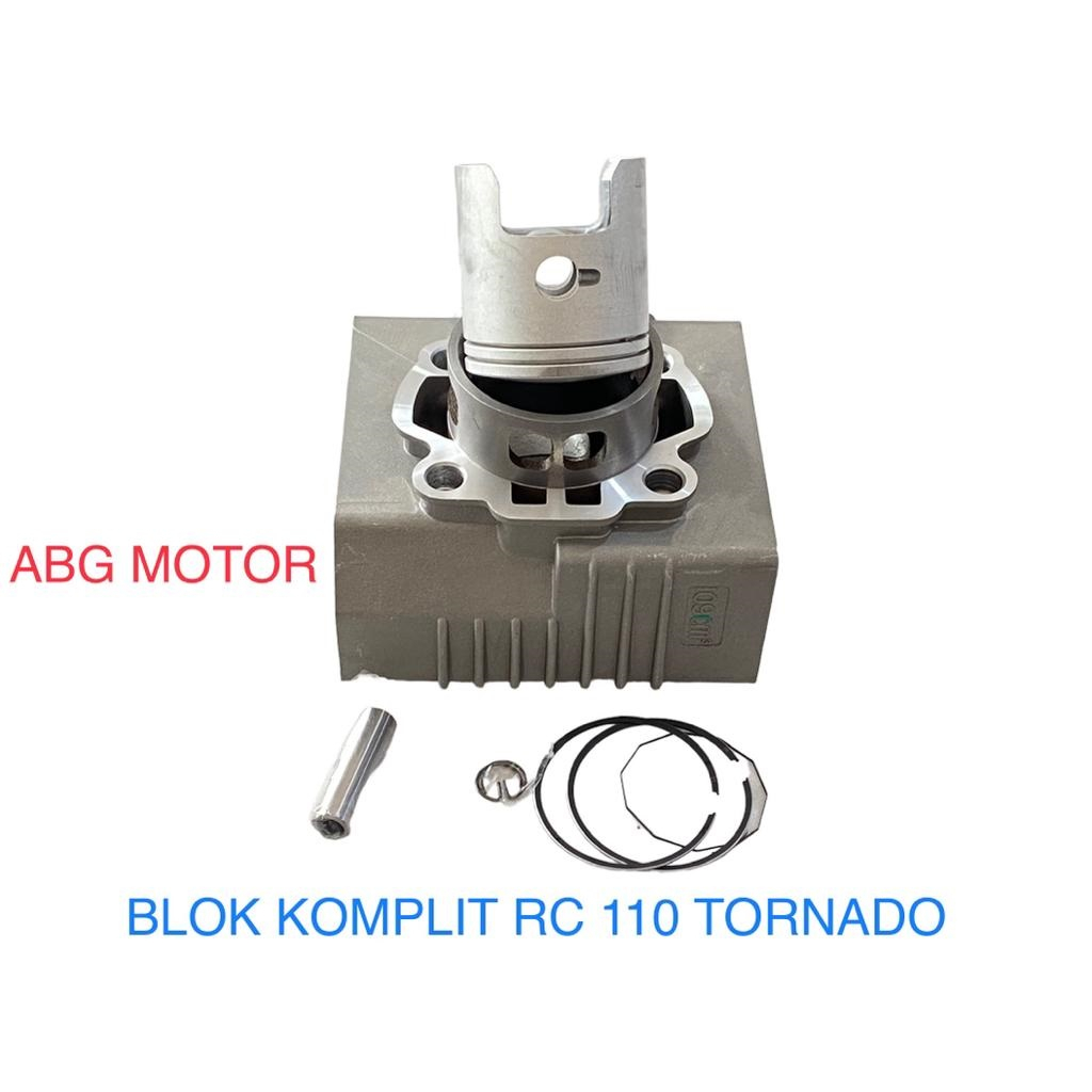 CYLINDER BLOCK BLOK SEHER KOMPLIT RC 110 TORNADO TAKAYAMA