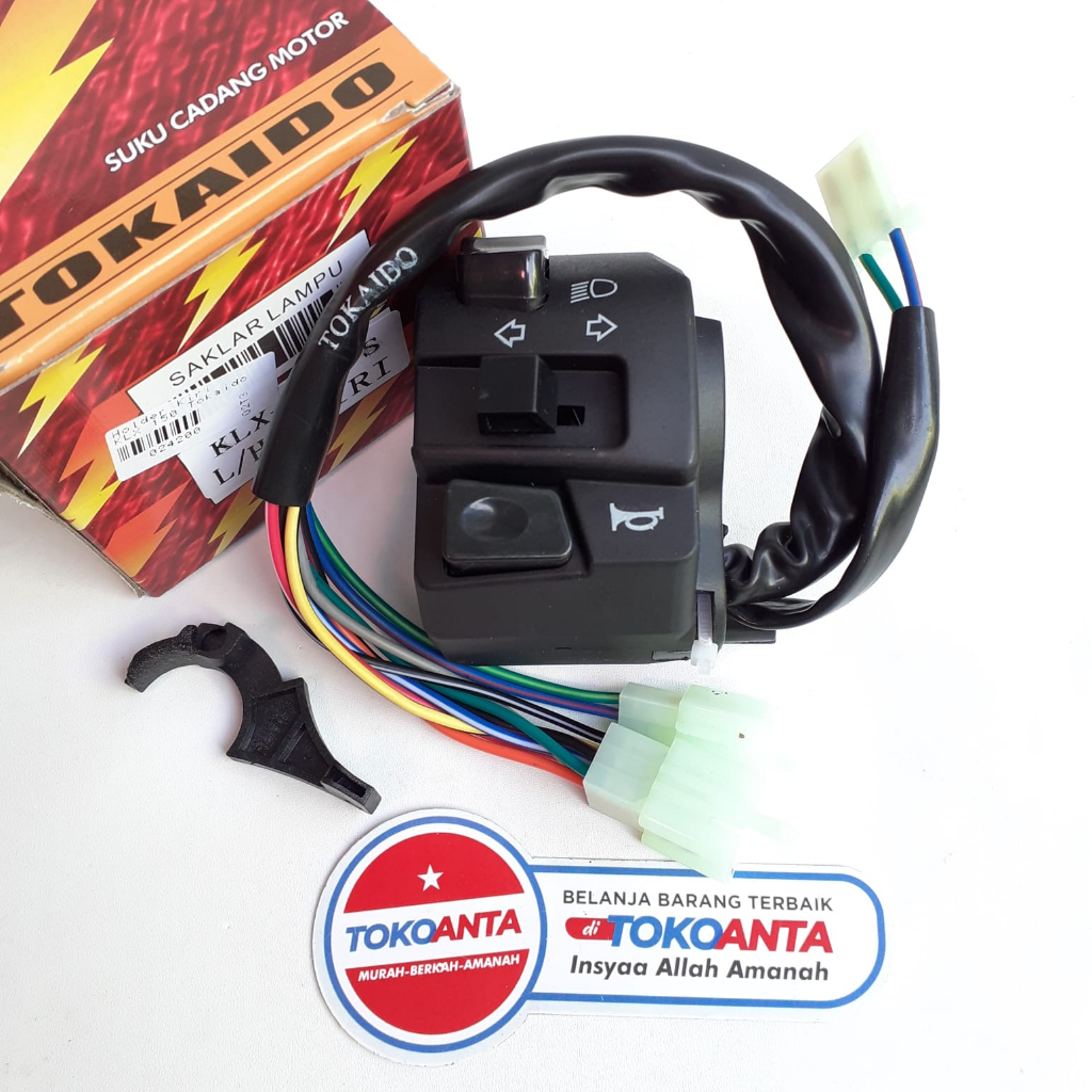 Holder Saklar Switch Lampu Tombol Kiri Motor Kawasaki KLX 150 Tokaido