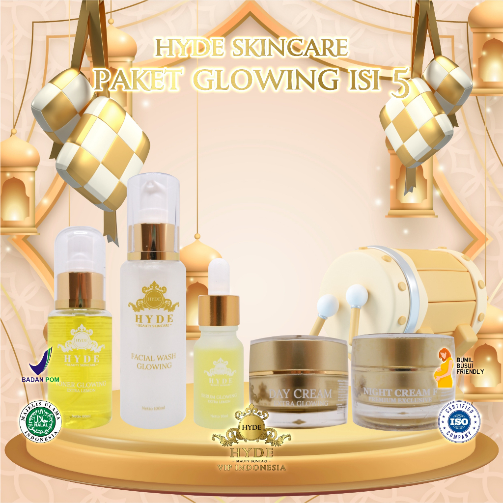 Hyde Beauty Skincare Paket Glowing | Perawatan Wajah Glowing