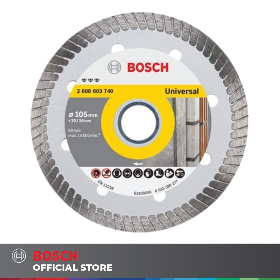 Bosch 4 Inch Diamond Wheel Universal Turbo Best Series (740) Bosch Official Store