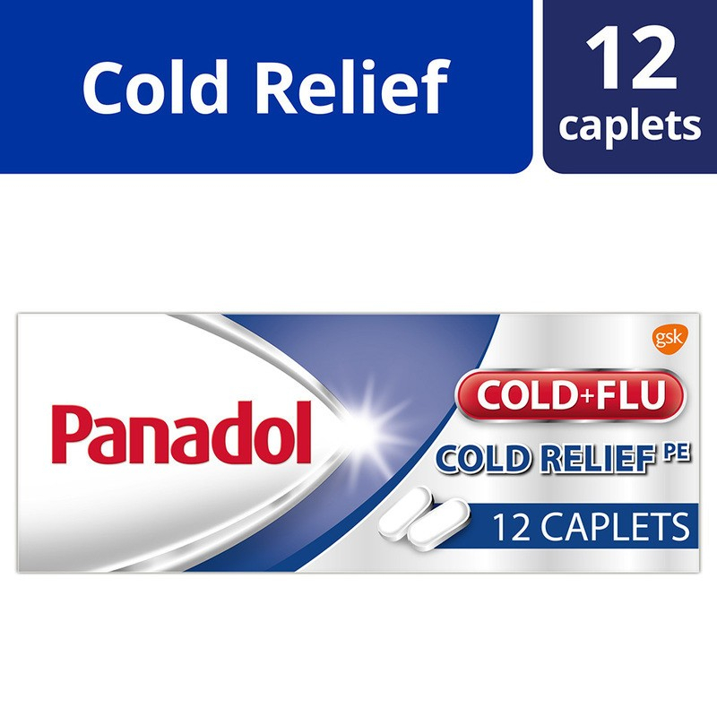 PANADOL COLD FLU RELIEF SINGAPORE, 12 CAPLETS