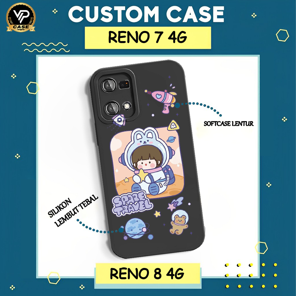 Softcase Procamera Oppo Reno 7 4g Reno 8 4g Terbaru VVIPCASE - Casing Oppo Reno 7 Reno 8 - Fashion C
