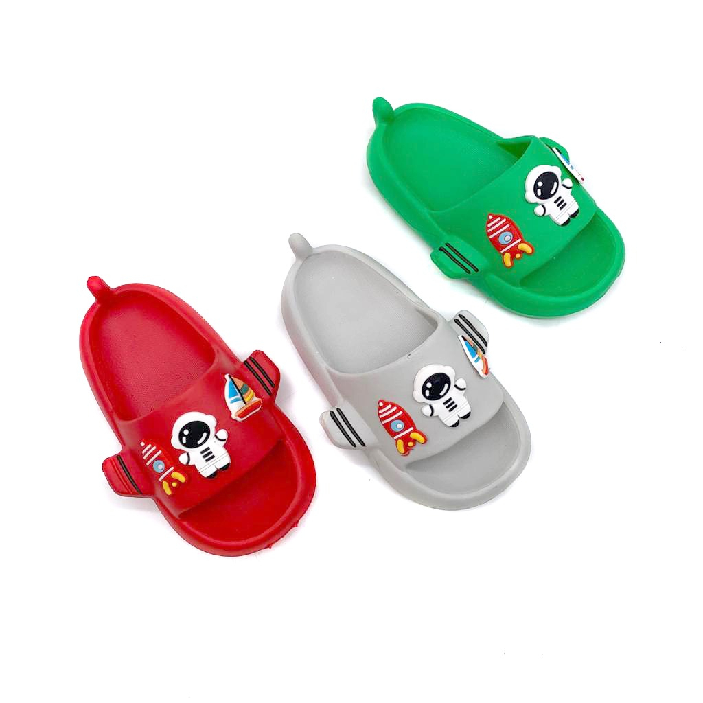 Sandal Slop Anak Laki Laki Model Terbaru Lucu Motif Asronot Kekinian