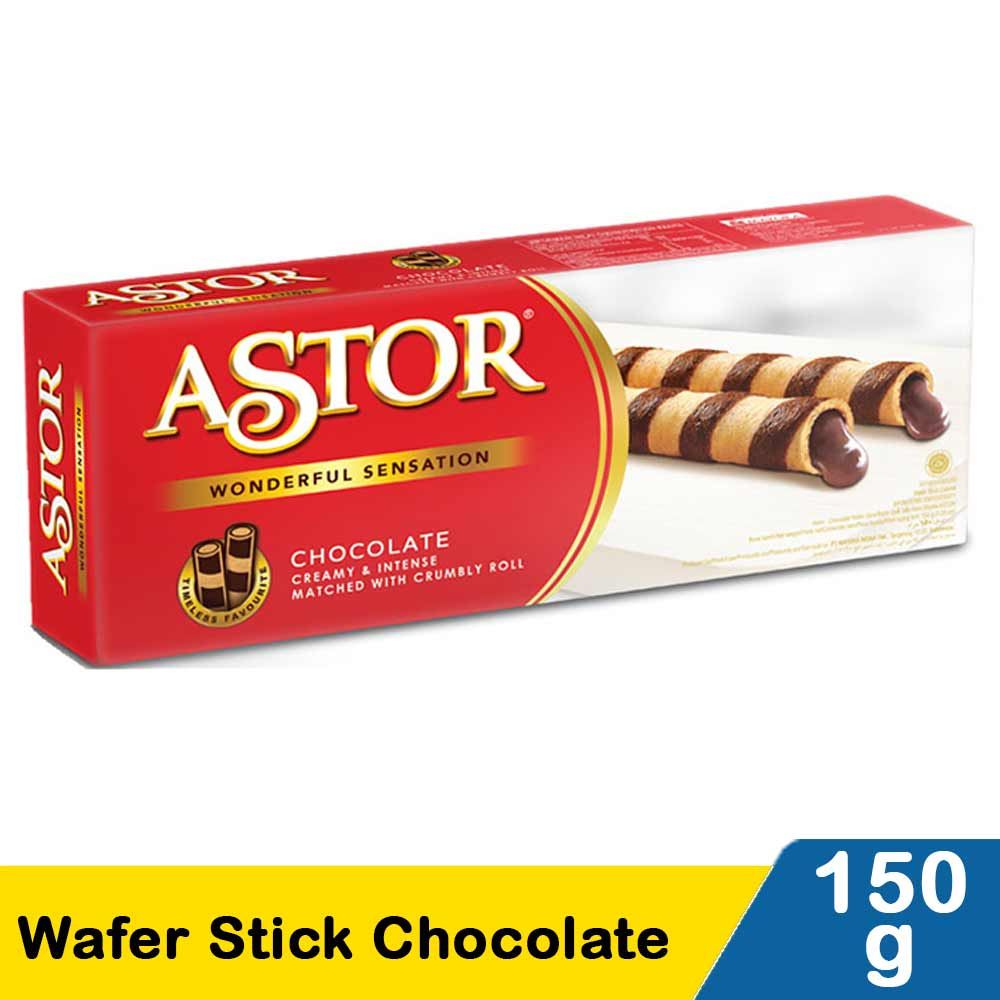 Astor Wafer Stick Chocolate 150G