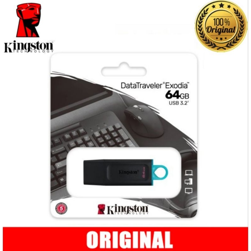 FLASHDISK KINGSTON DT-EXODIA 64GB USB 3.2 ORIGINAL