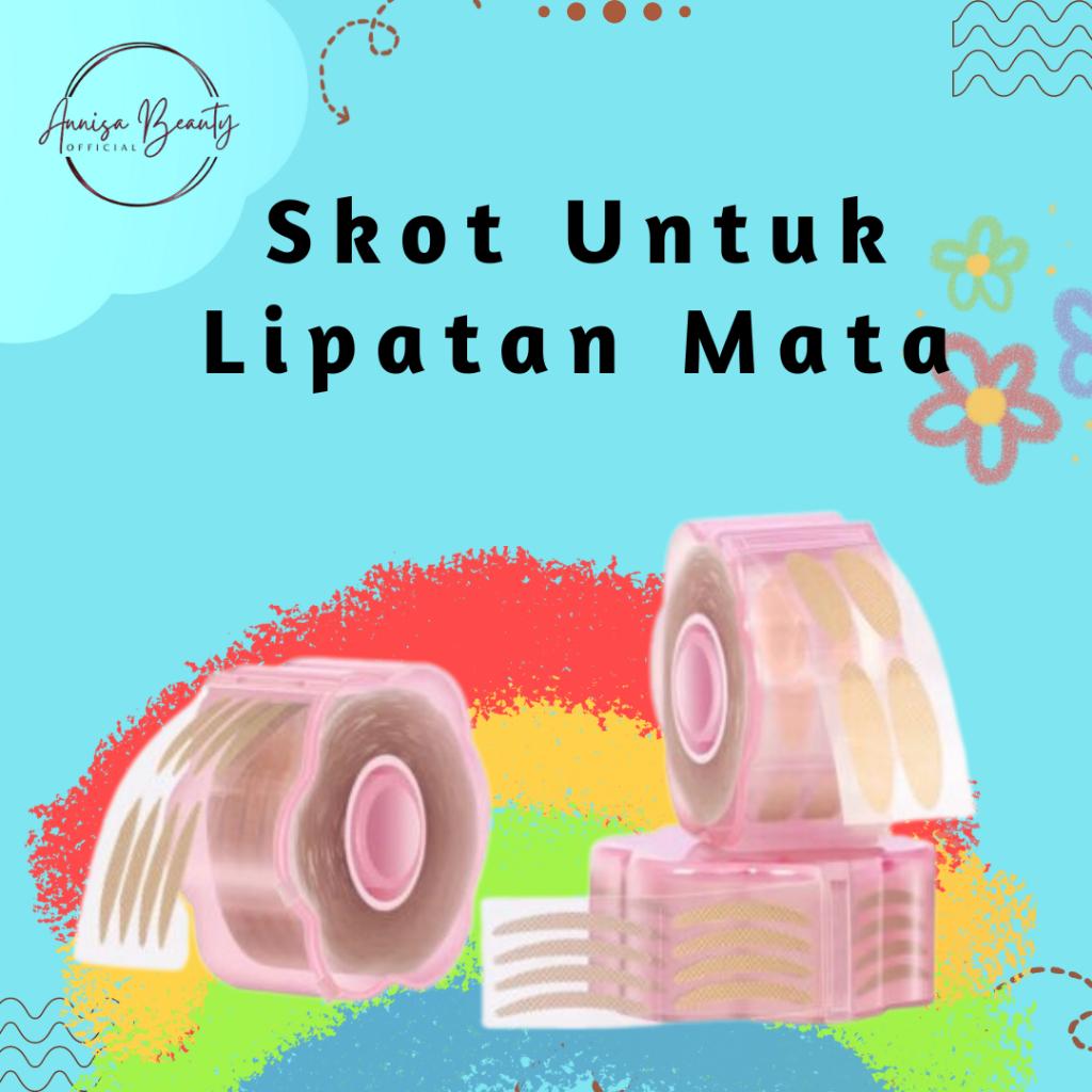 EYELID TAPE Roll INVICIBLE/UNTUK LIPATAN MATA 300 PAIRS/ SKOT MATA