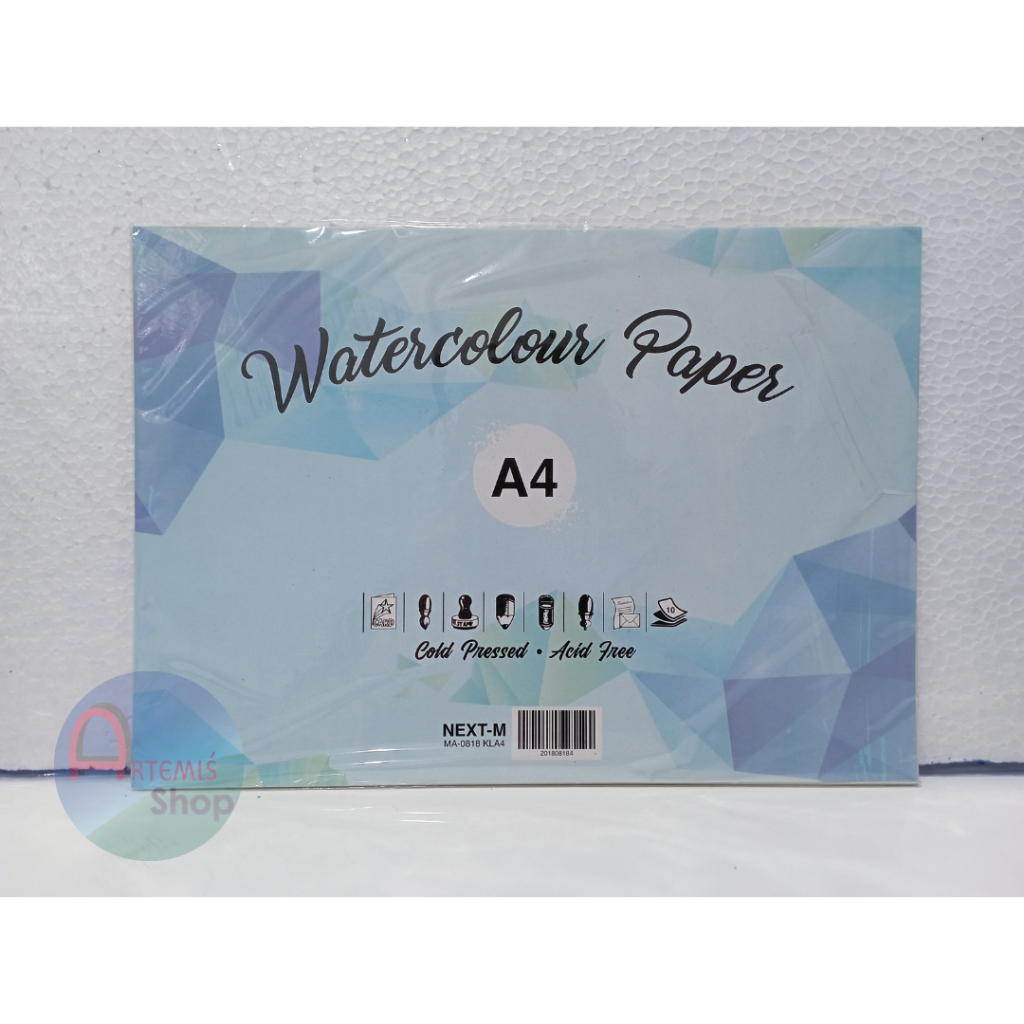 

Kertas Watercolour / Water colour Paper A4 NEXT-M MA-0818 KLA4