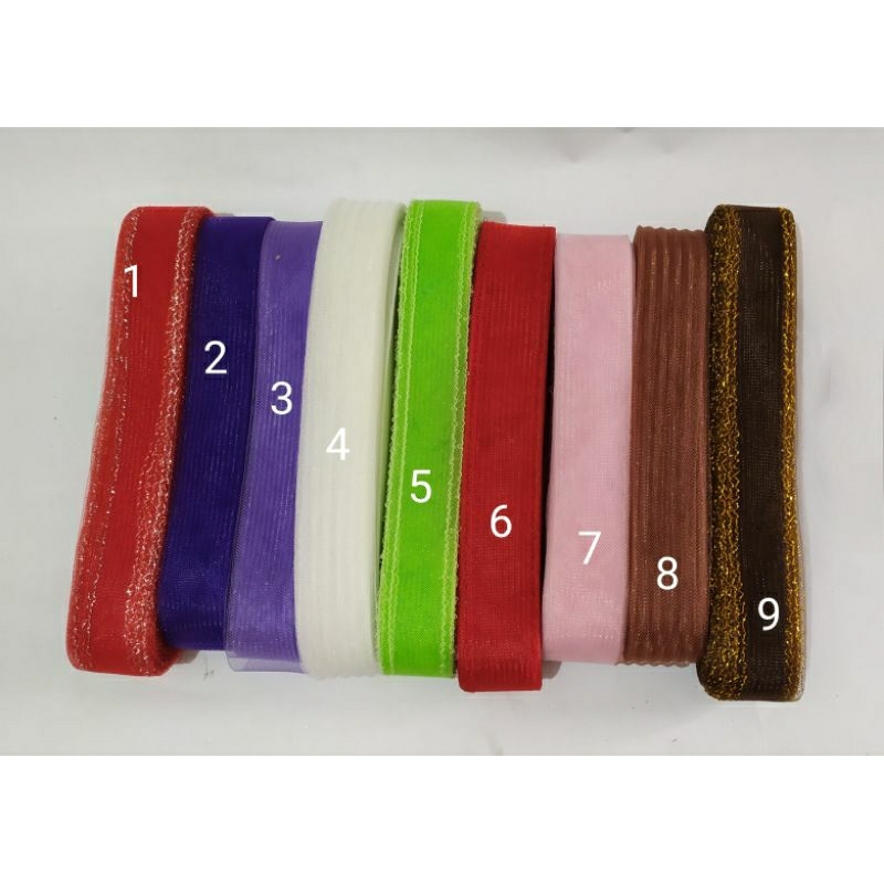 

pita jaring 4 cm/pita hiasan/pita decor/0ita kado/pita hampers/pita box