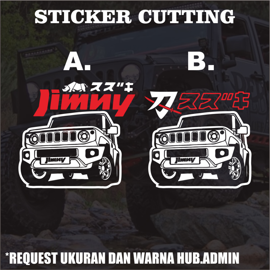 Stiker Cutting Jimny Off Road