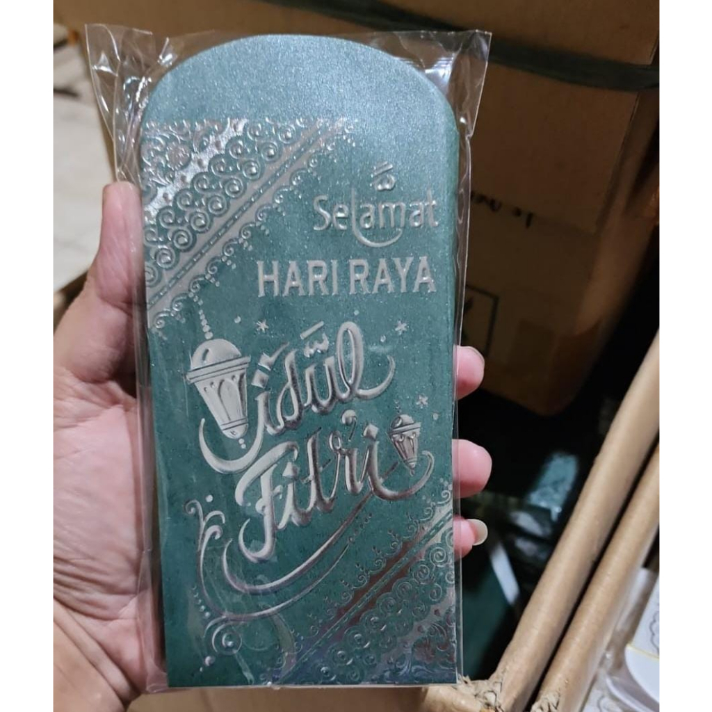 1Pak Amplop Lebaran Ukuran Besar Isi 50 Lembar Premium Mewah Angpau Ukuran L Poli Exclusive